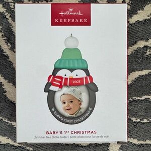 NIB HALLMARK KEEPSAKE Baby’s 1st Christmas 2023 Penguin